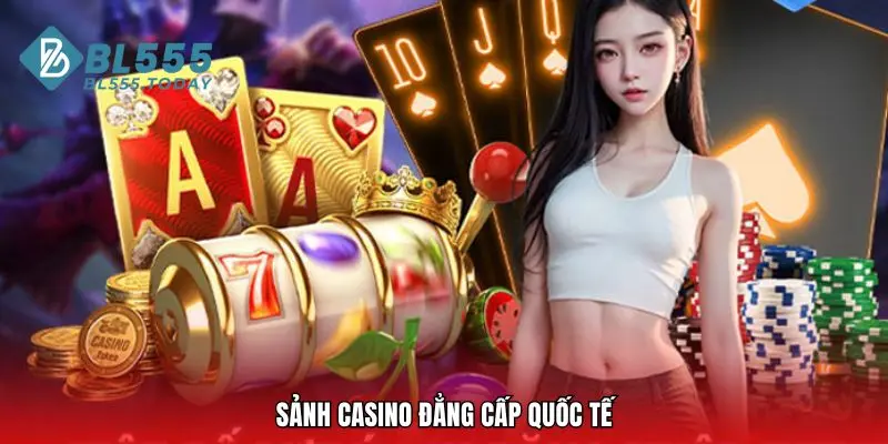Sảnh casino đẳng cấp quốc tế